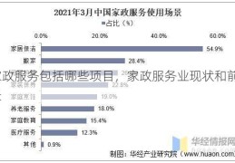 家政服务包括哪些项目，家政服务业现状和前景