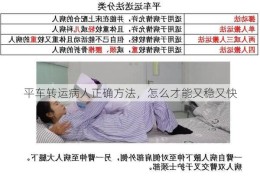 平车转运病人正确方法，怎么才能又稳又快