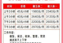 家政公司多少钱一天，家政公司多少钱一个小时