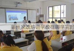 亳州家政培训学校在哪学完好找工作吗