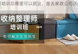 整理师培训后哪里可以就业，是去家政公司还是自己创业