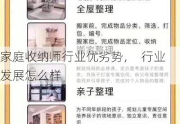 家庭收纳师行业优劣势，  行业发展怎么样